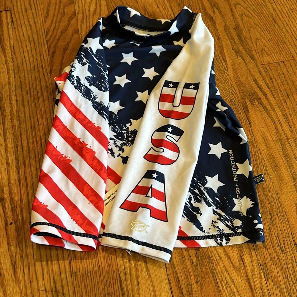 Patriotic Swim Rashguard - Picture 4 of 4